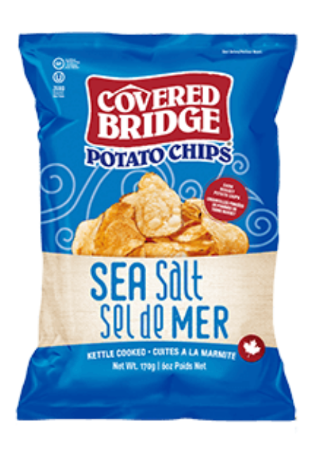 Crinkle Cut Sea Salt Chips (170g)
