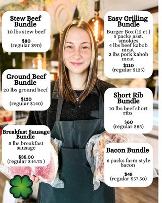 Christmas in July Meat Bundle Sale !