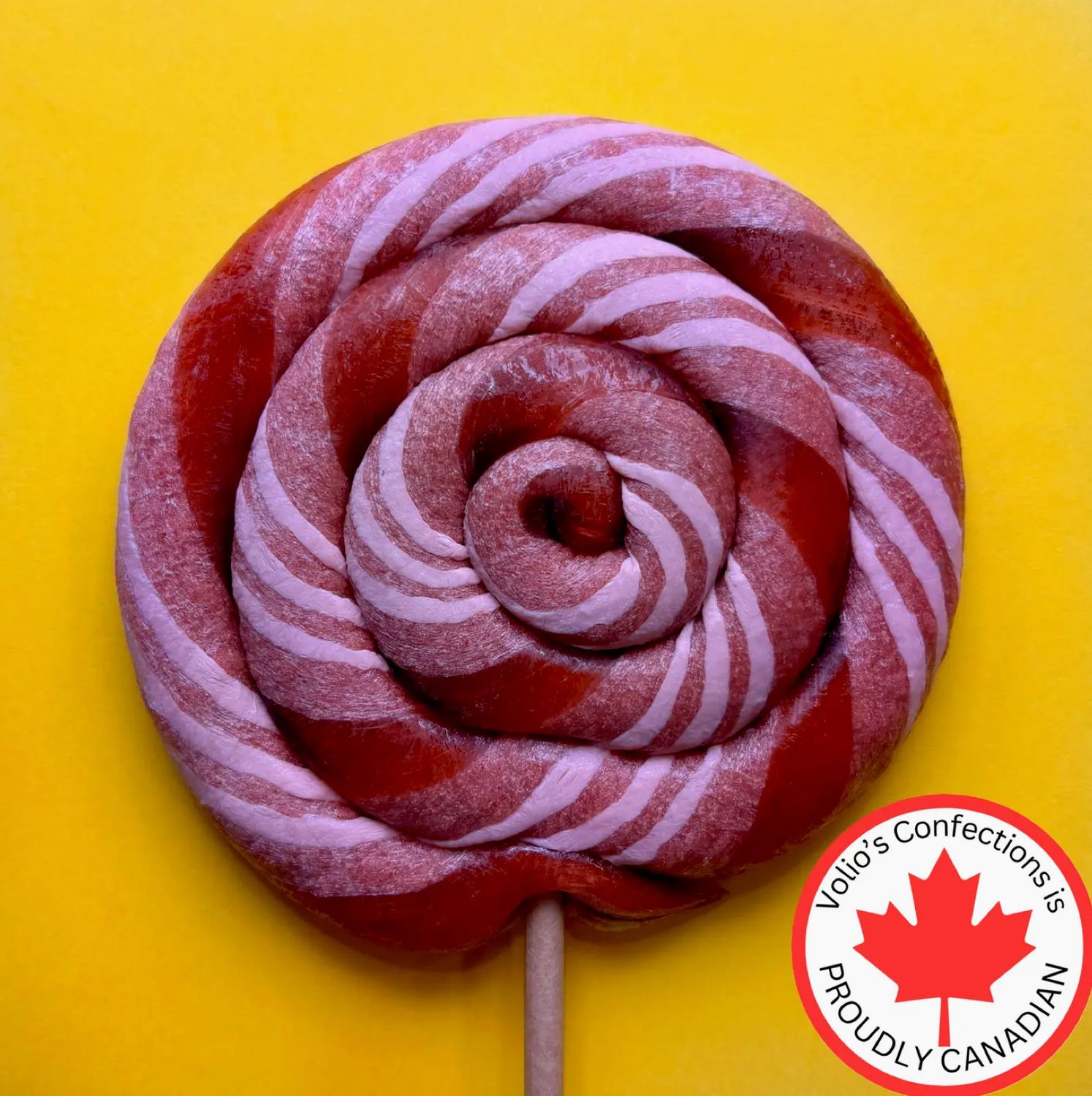 Root Beer Handmade Whirl Lollipop