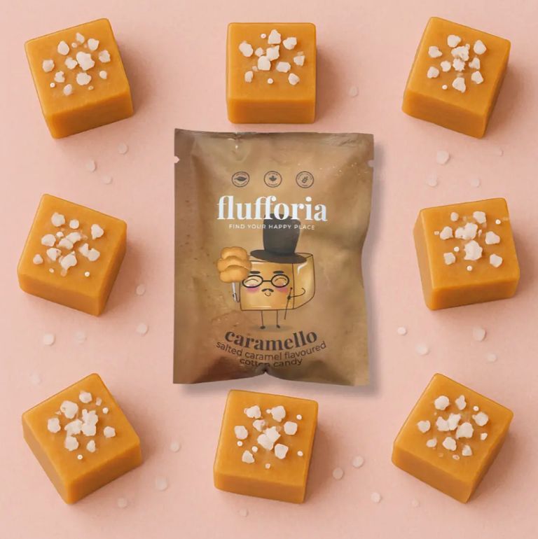 Caramello | Organic All Natural Salted Caramel Cotton Candy