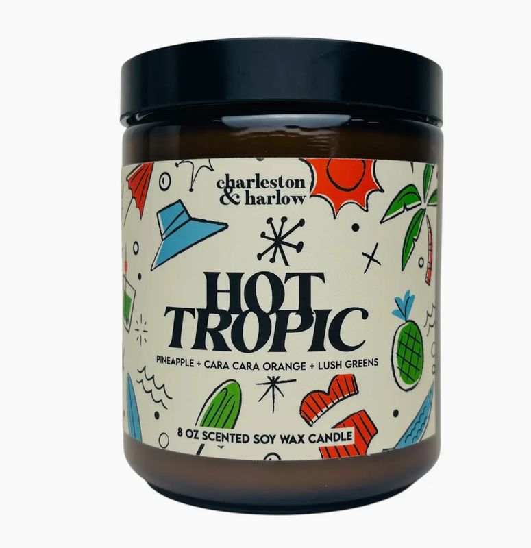 Hot Tropic 8 oz Soy Wax Candle