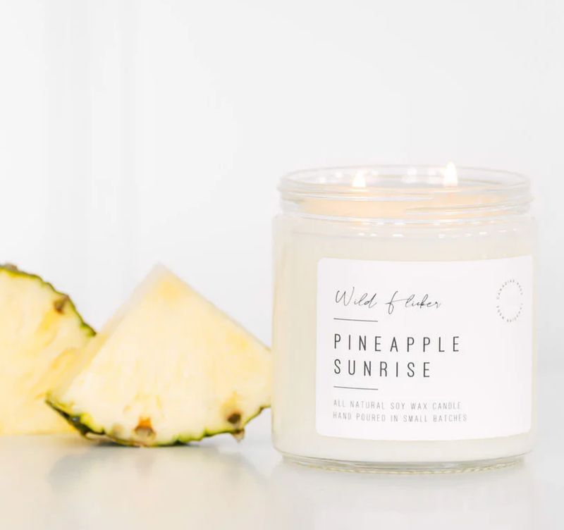 Pineapple Sunrise 8oz Soy Candle
