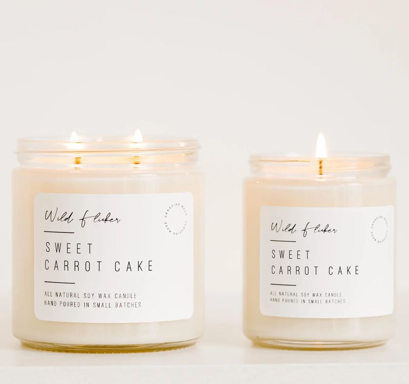 Sweet Carrot Cake 8 oz Soy Candle