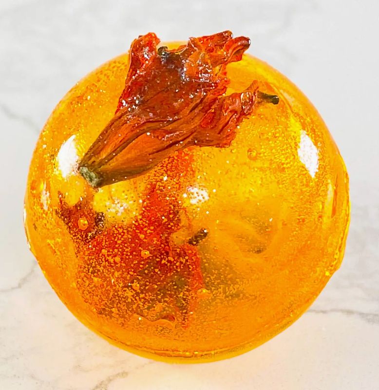 Peach Lily Tea Bomb