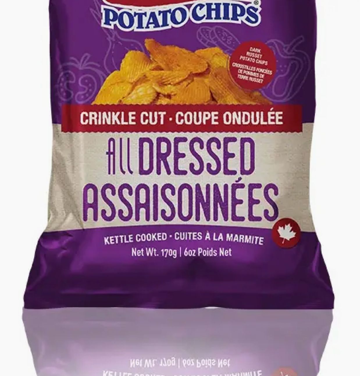 Crinkle Cut All Dressed Chips (170g)