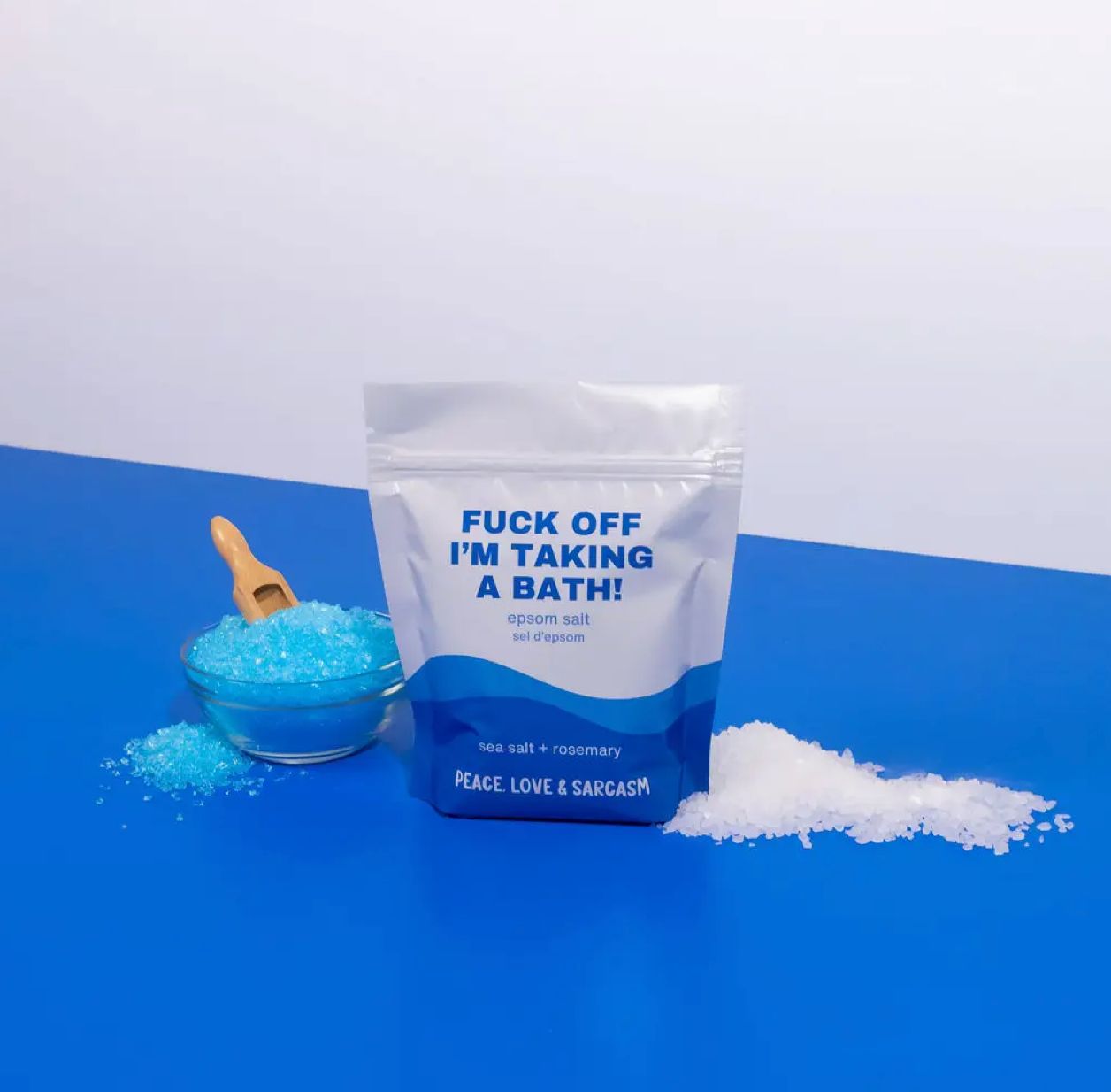 F*ck Off I&#39;m Taking a Bath Epsom Salt Bath Soak (Sea Salt + Rosemary)