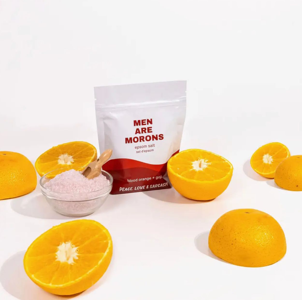 Men are Morons Epsom Salt Bath Soak (Blood Orange + Goji)