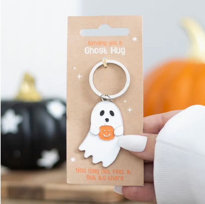 Ghost Hug Halloween Keyring