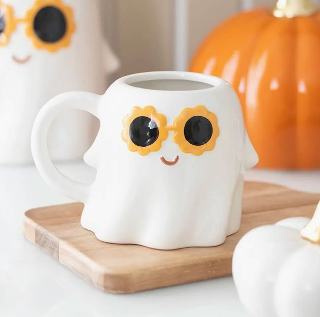 Groovy Ghost Halloween Mug