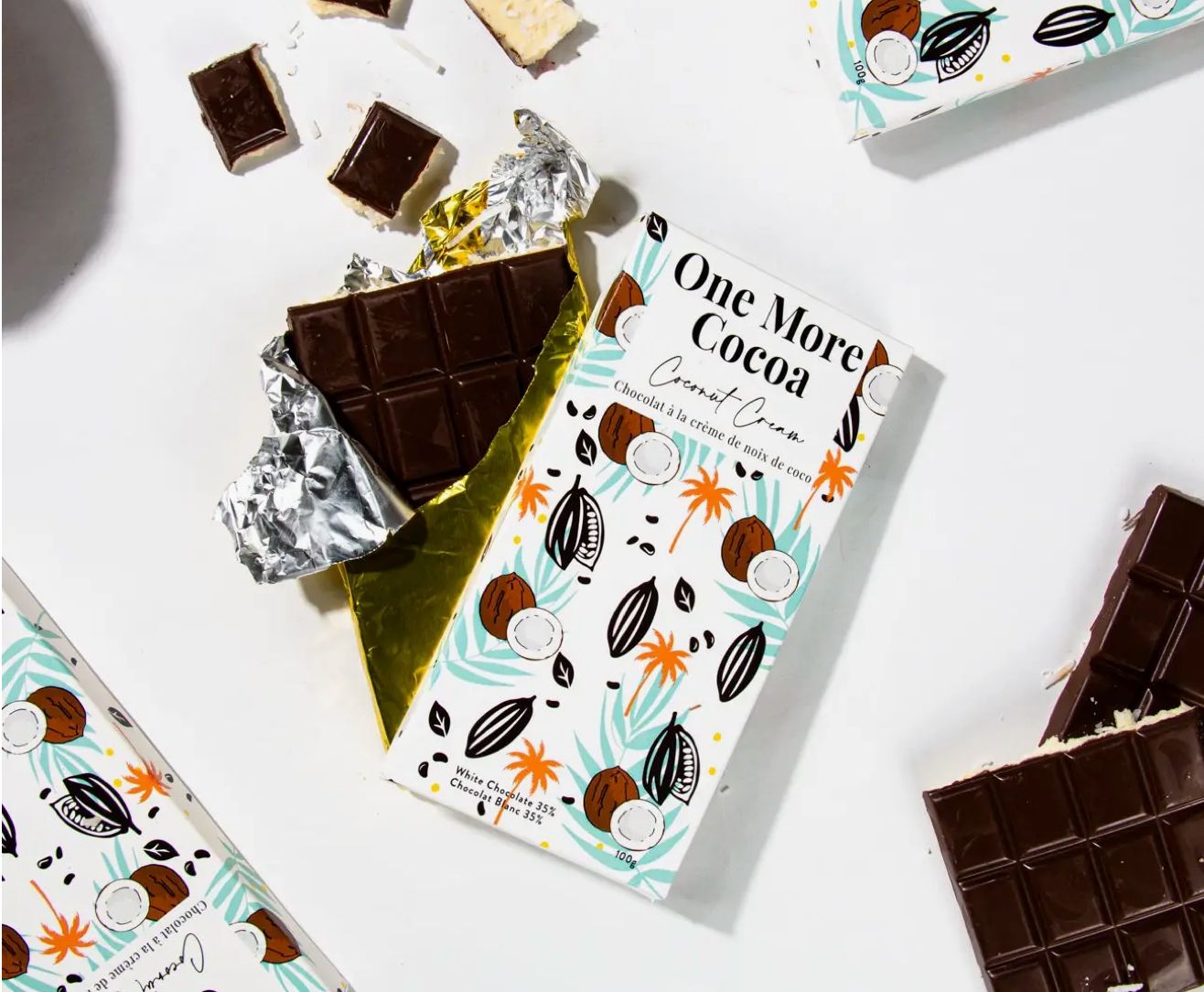 Coconut Cream Milk + White Chocolate Bar