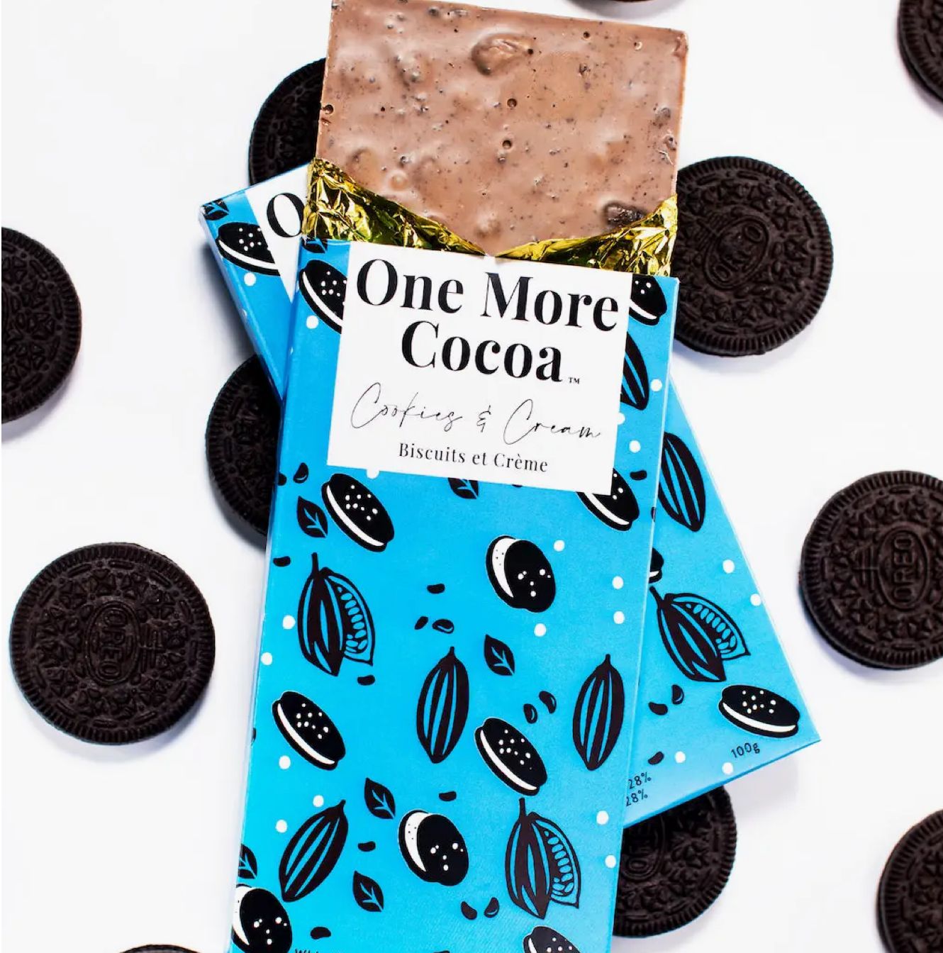 Cookies and Cream White Chocolate Bar