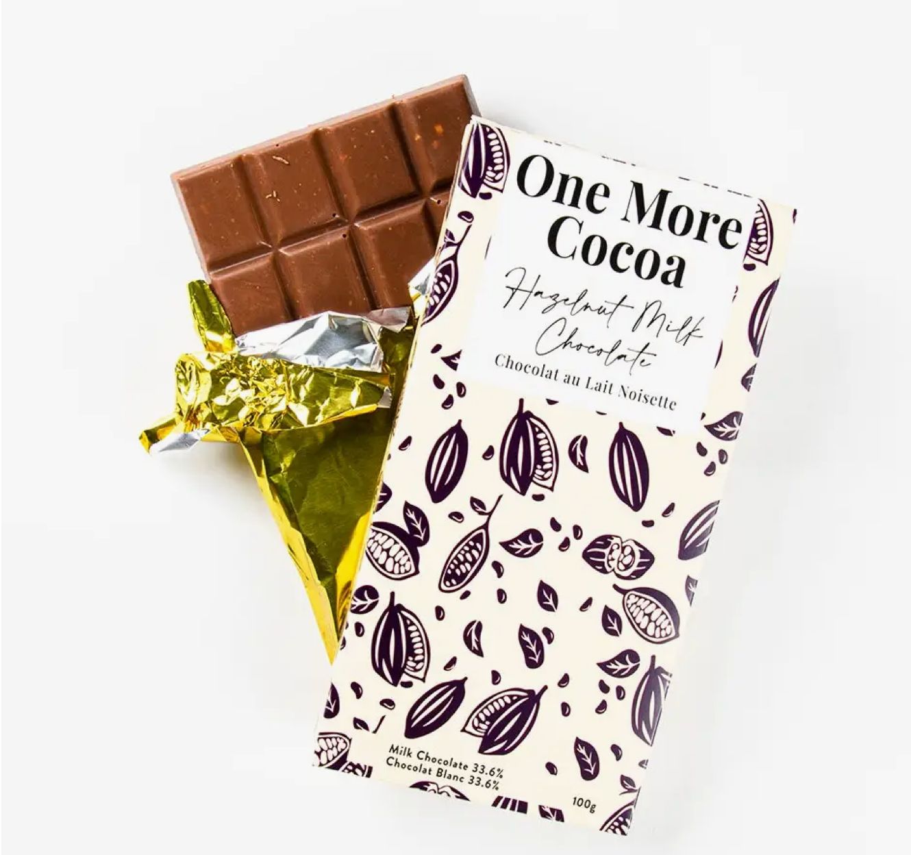 Hazelnut Milk Chocolate Bar (One More Cocoa)