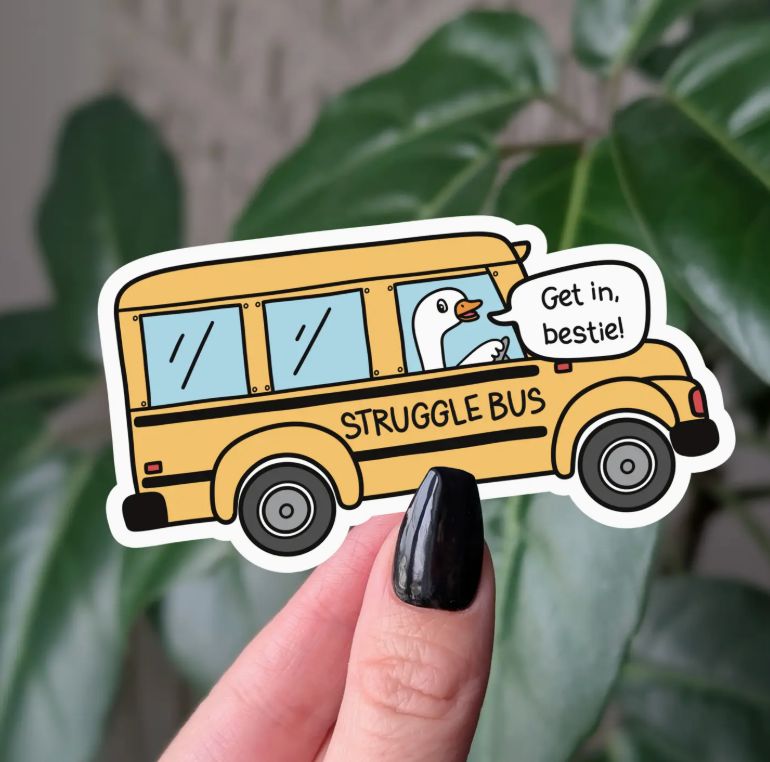 Struggle Bus (Vinyl Sticker)