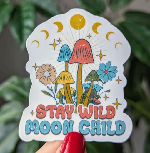 Stay Wild Moon Child (Vinyl Sticker)