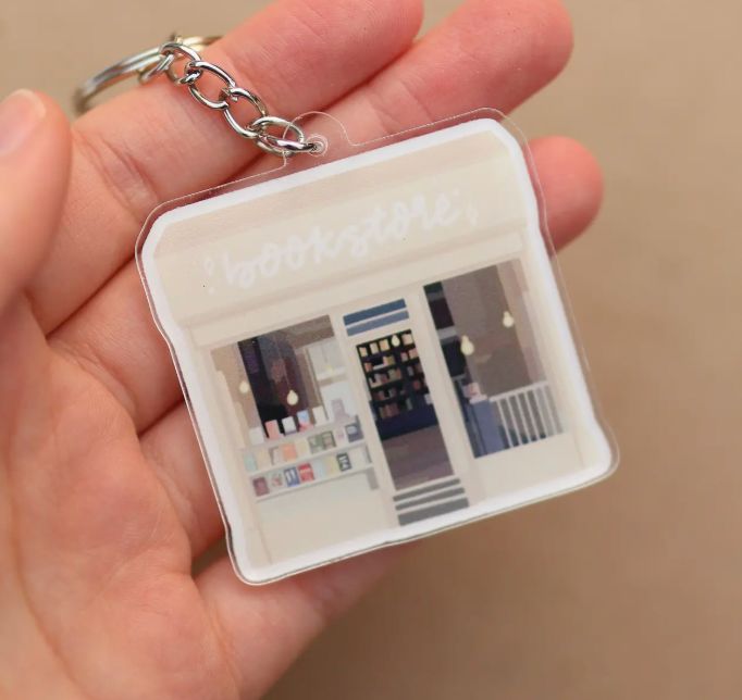 Bookstore Acrylic Keychain