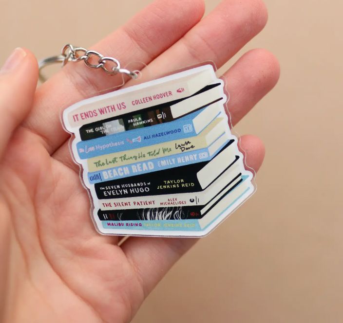 Book Lovers Acrylic Keychain