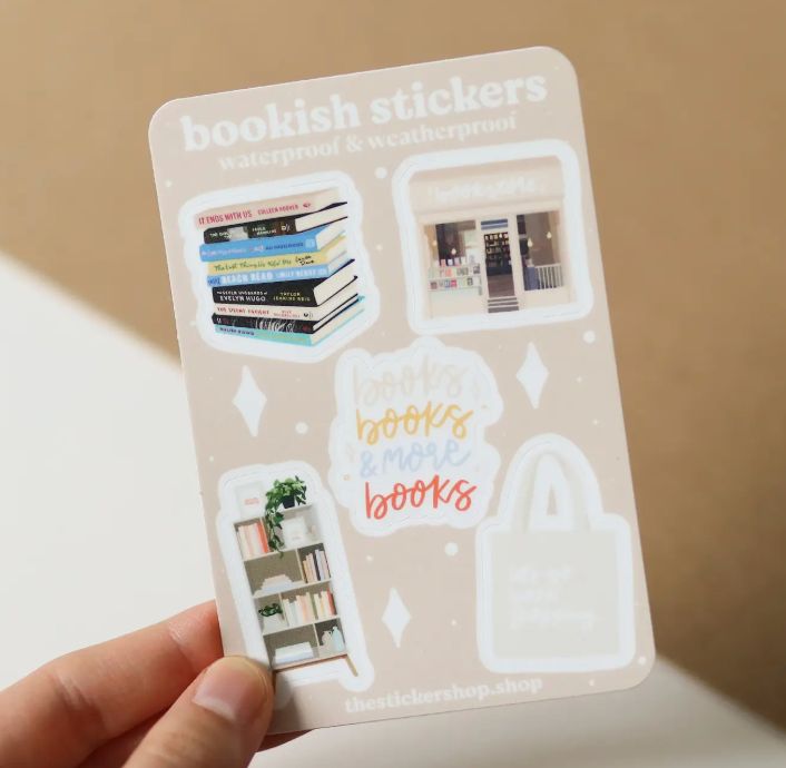 Bookish Stickers (pack of five)