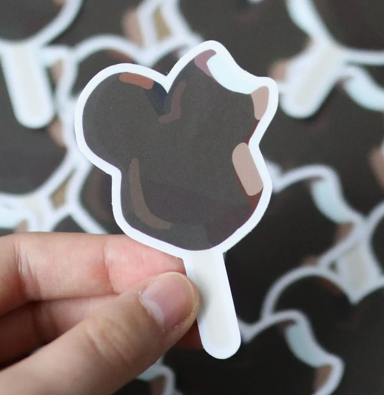 Mickey Mouse Ice Cream Sticker (Waterproof)
