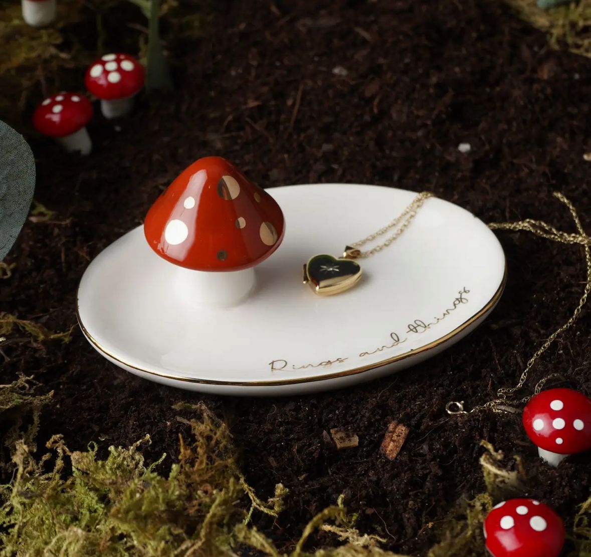 Mushroom Rings &amp; Things Dish