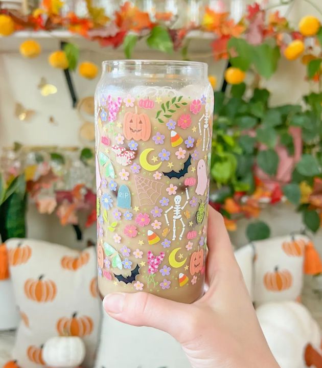 Colorful Halloween Glass (20oz)