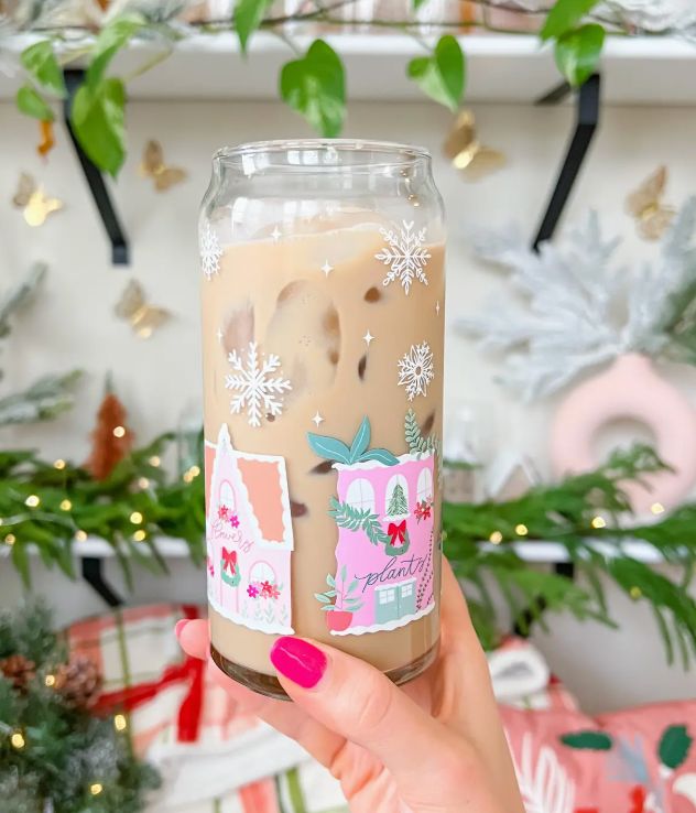 Holiday Town Glass (20oz)