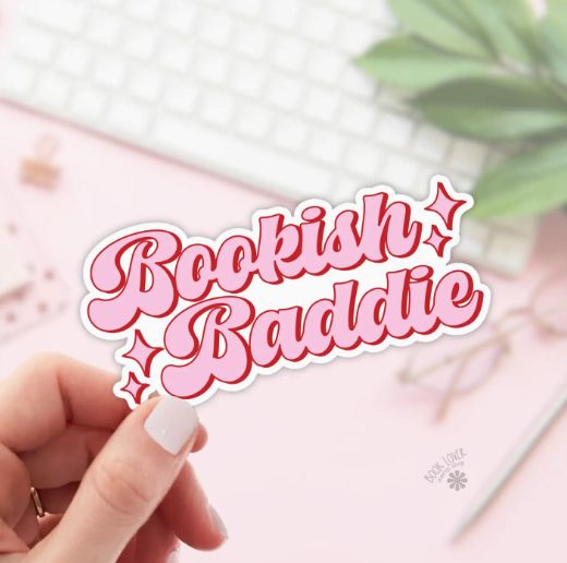 Bookish Baddie Vinyl Sticker