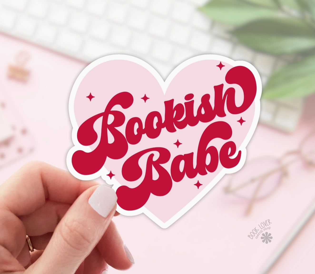 Bookish Babe Vinyl Sticker