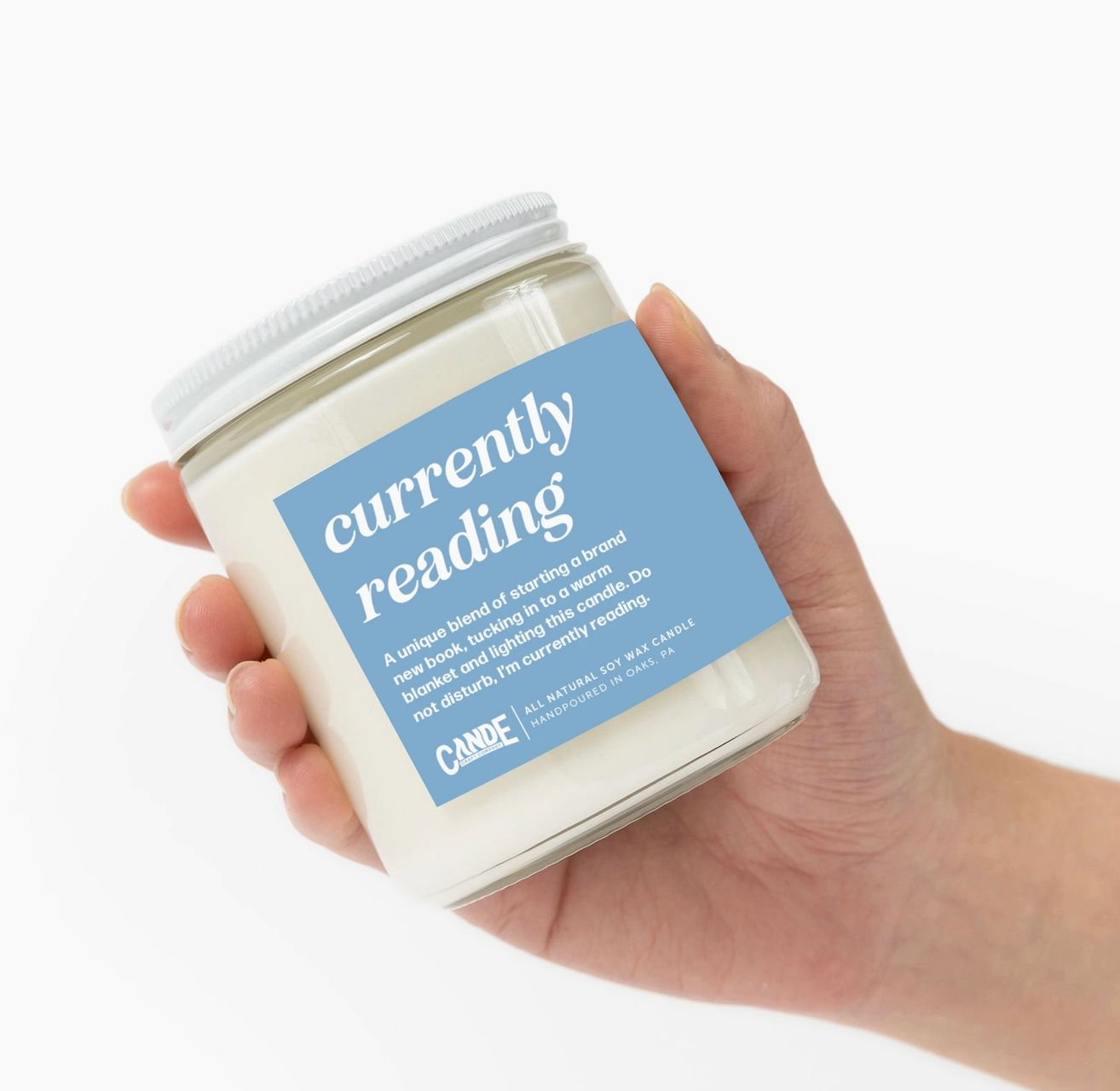 Currently Reading (8oz Soy Candle)