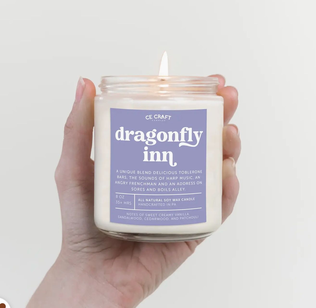 Dragonfly Inn (8oz Soy Candle)