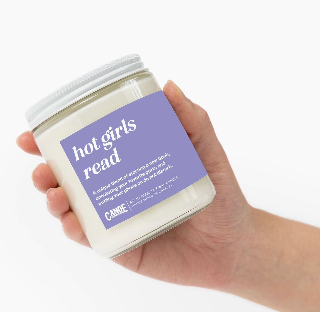Hot Girls Read (8oz Soy Candle)