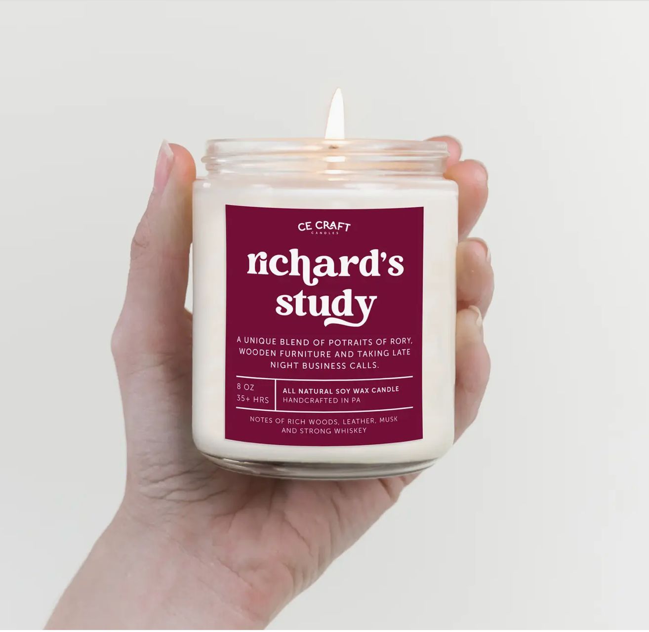 Richard’s Study (8oz Soy Candle)