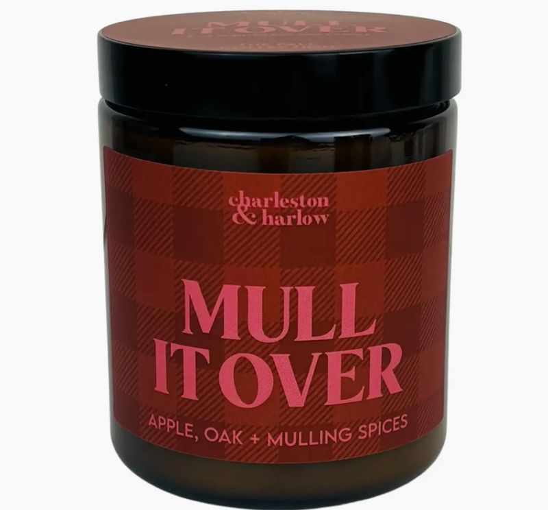Mull It Over - Apple, Oak + Mulling Spices 8oz Soy Candle