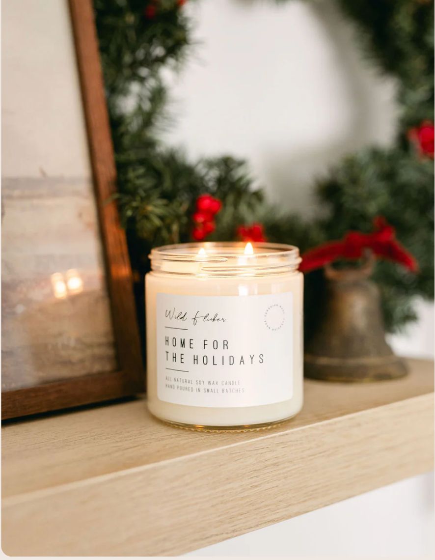 Home for the holidays 8oz soy candle