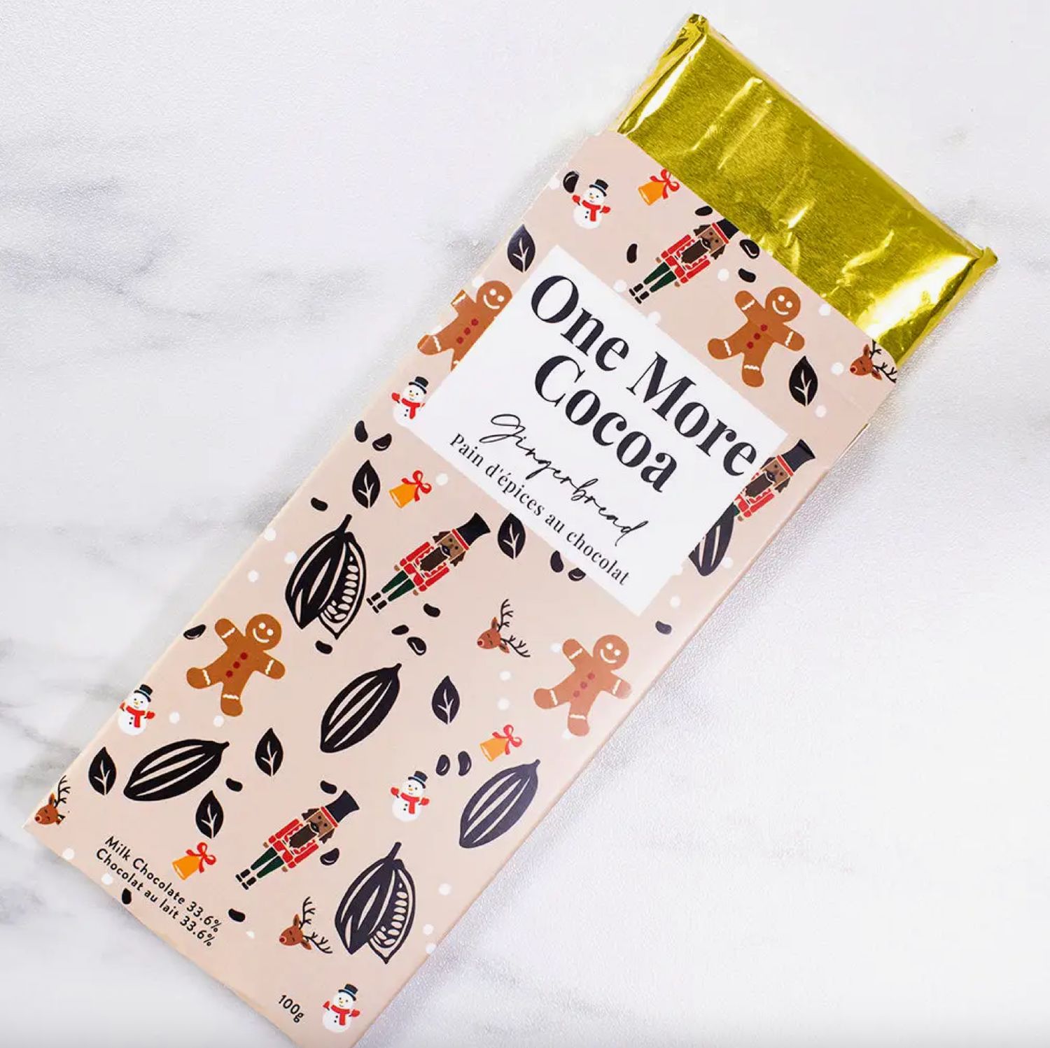 Gingerbread Milk Chocolate Bar (100g)