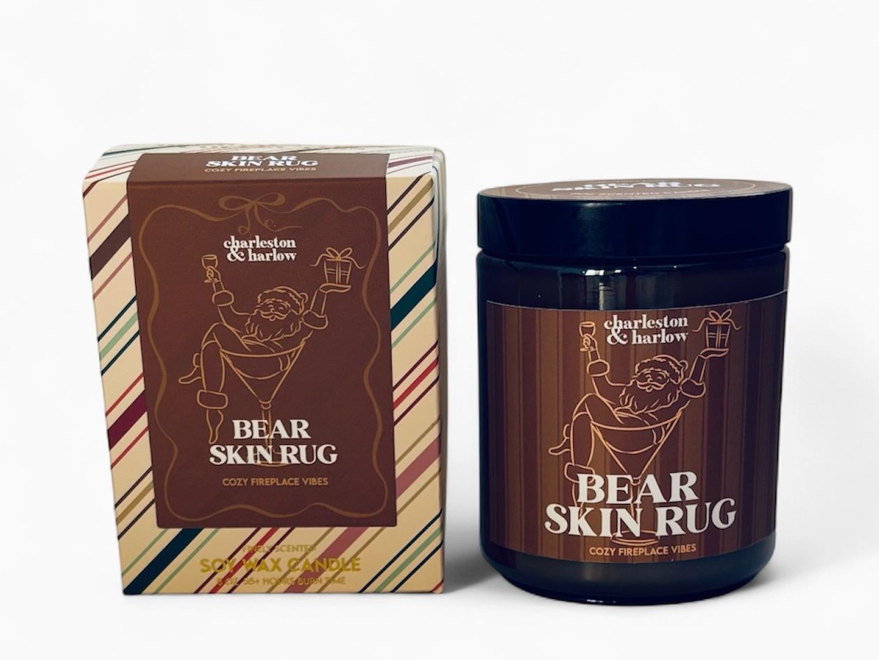 Bear Skin Rug (8oz Soy Boxed Candle)