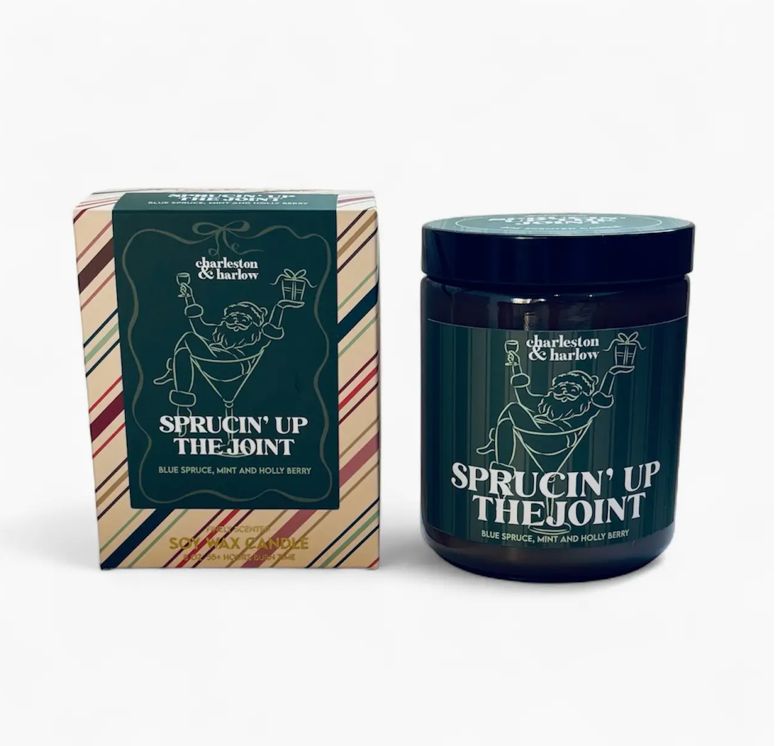 Sprucin’ Up The Joint (8oz Soy Boxed Candle)