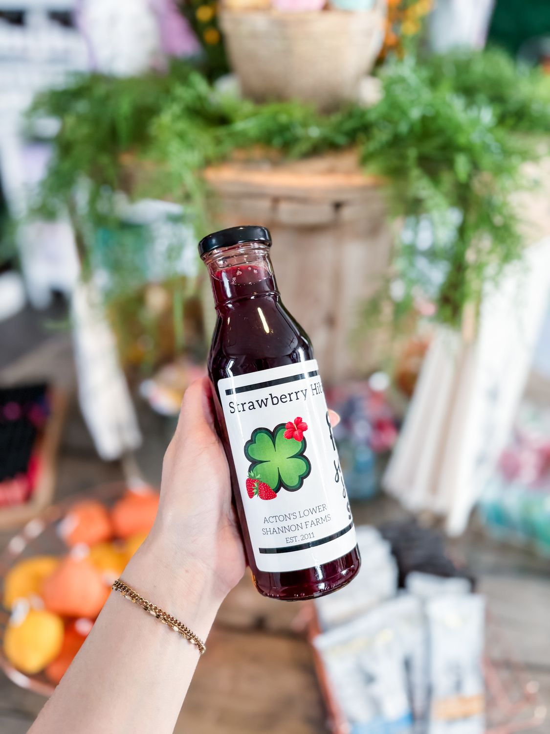 Strawberry Hibiscus Simple Syrup