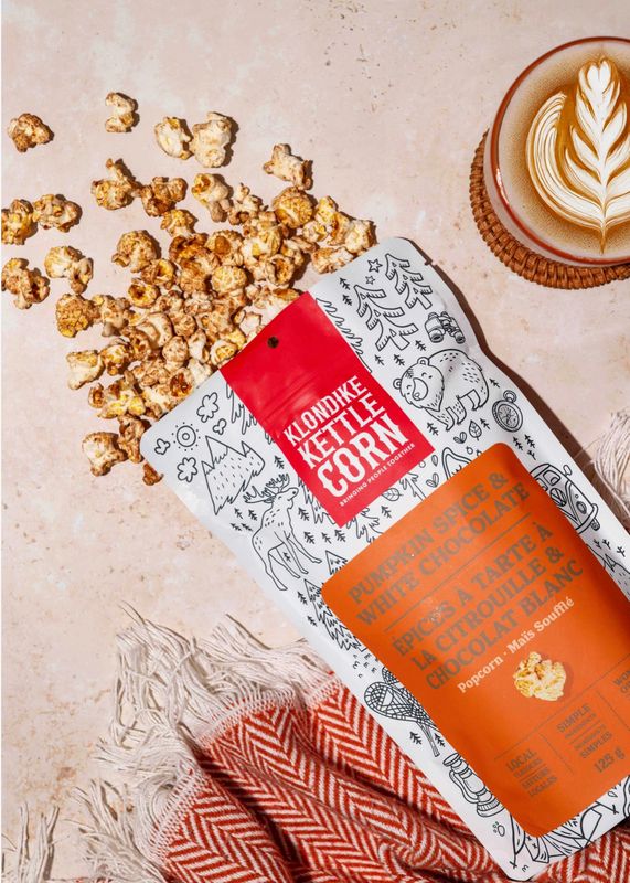 Pumpkin Spice &amp; White Chocolate Kettle Corn