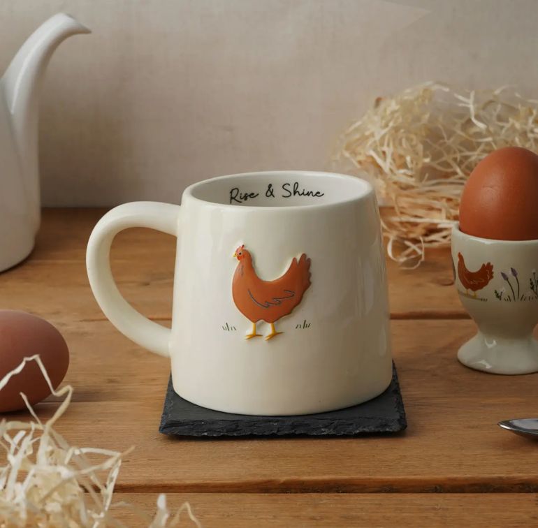 Bramble Farm Chicken Stoneware Mug