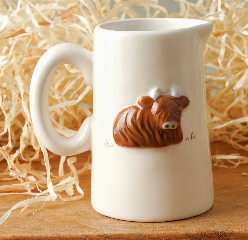 Mini Highland Cow Creamer Jug