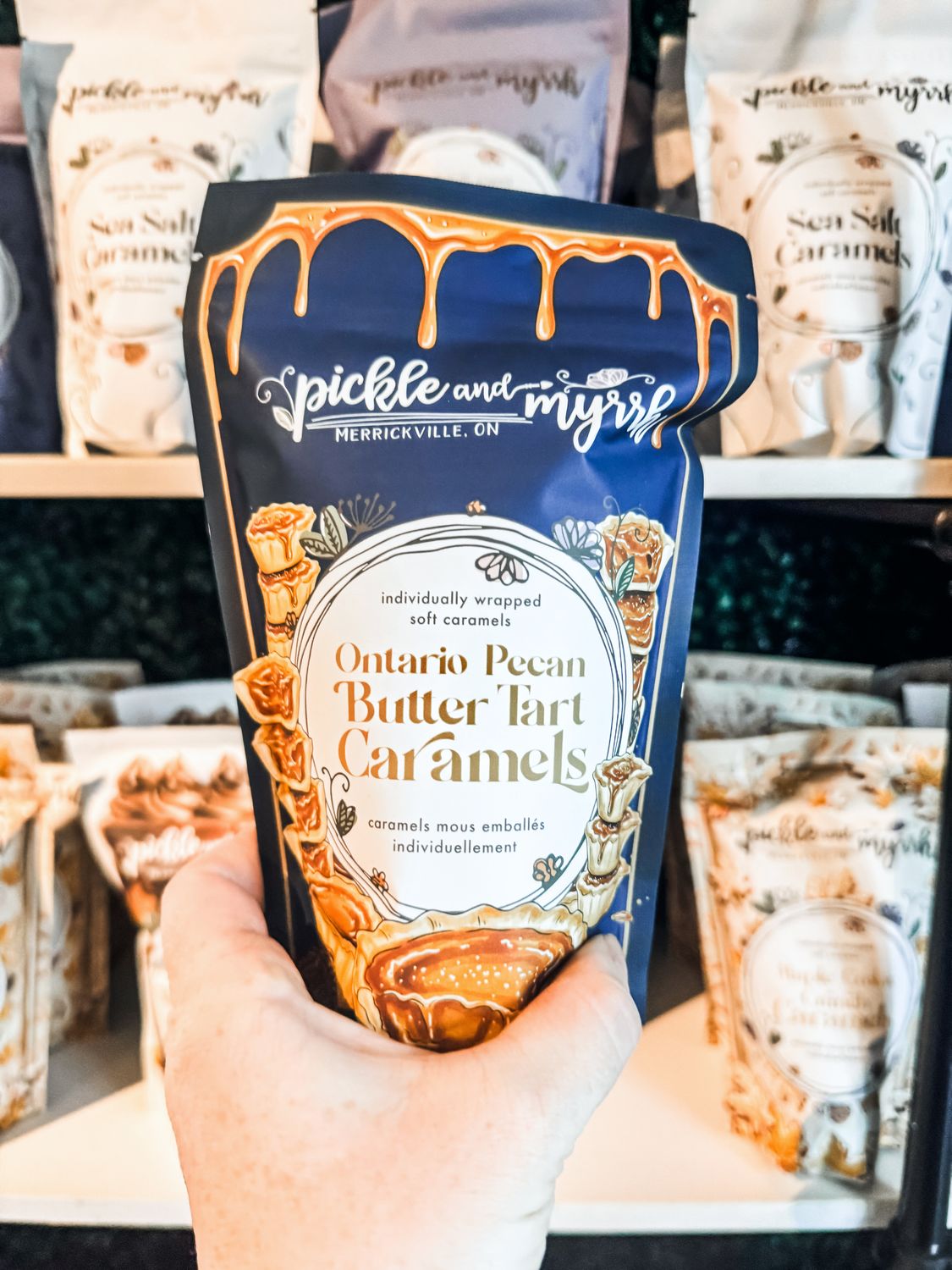 Ontario Pecan Butter Tart Caramels