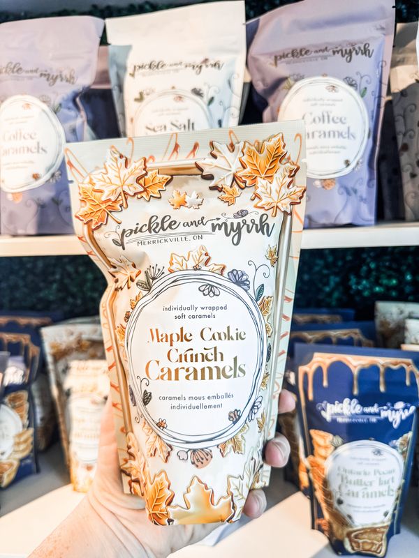 Maple Cookie Crunch Caramels