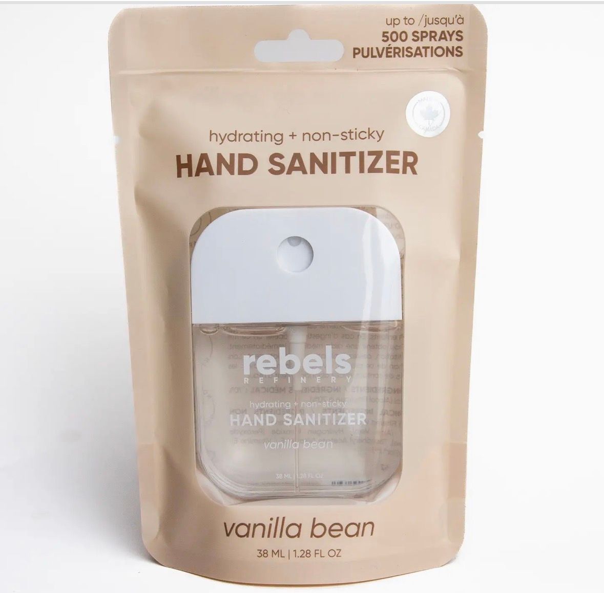 Vanilla Bean Hand Sanitizer - Rebels Refinery