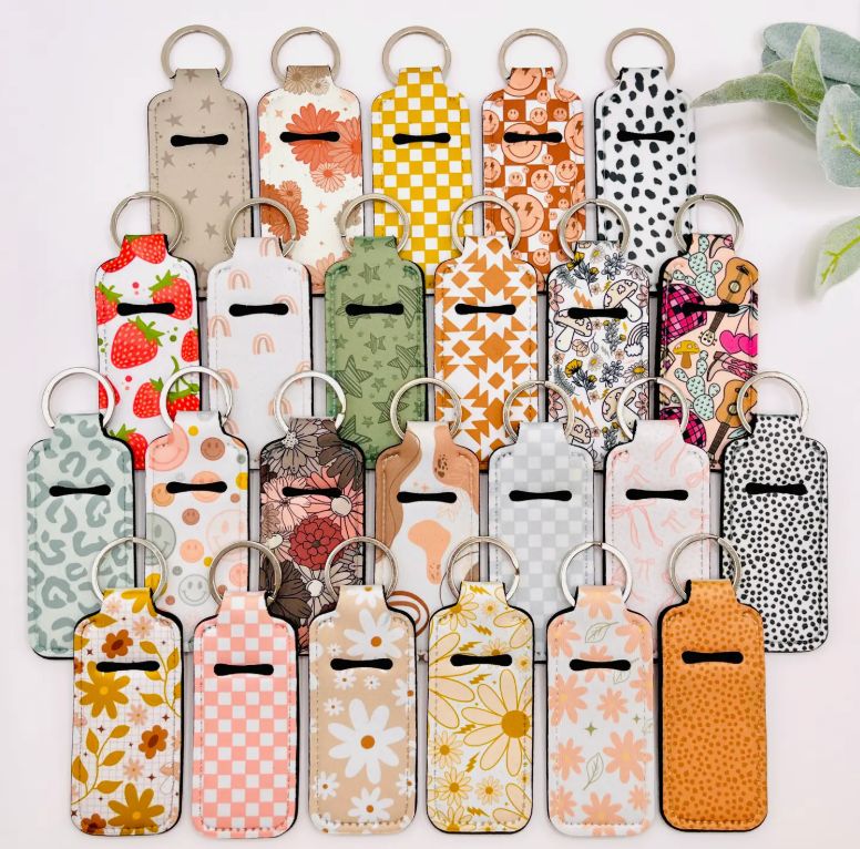 Chapstick Holder Keychain