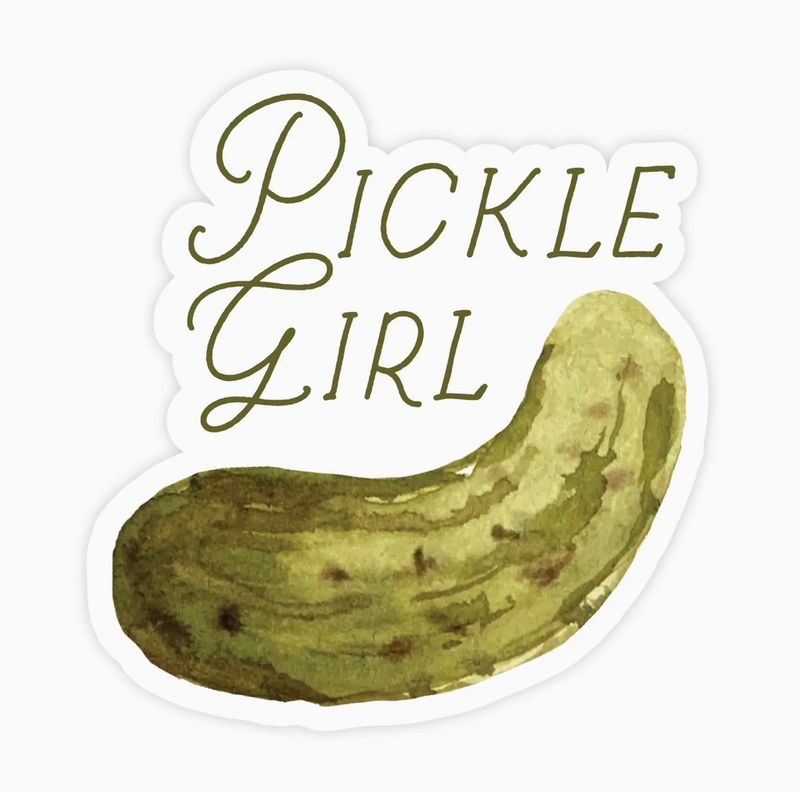 Pickle Girl Sticker