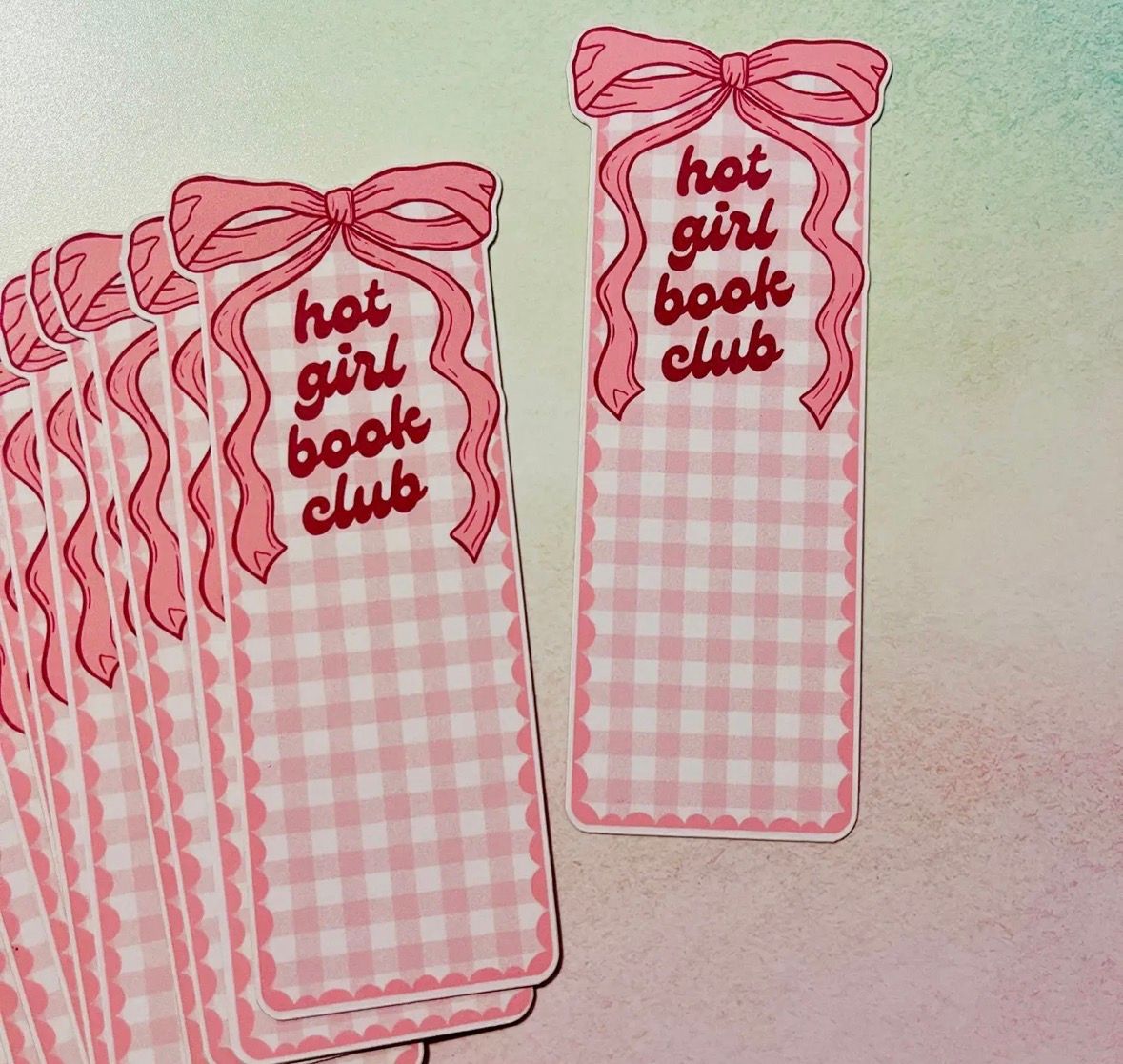 Hot girl bookclub bookmark