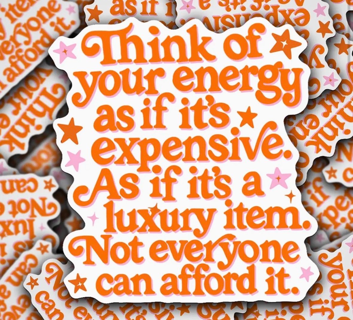 T.Swift energy is expensive sticker