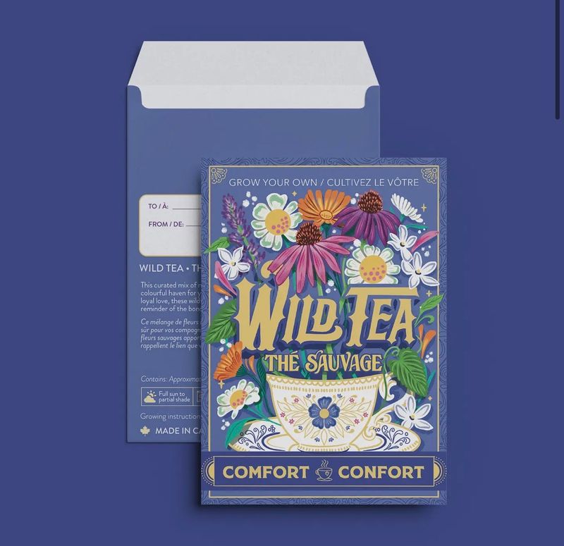 Grow Your Own Wild Tea Seed Packet
