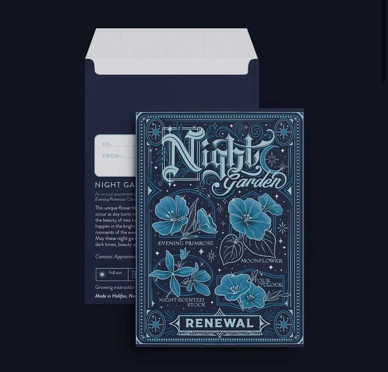 Night Garden Seed Packet