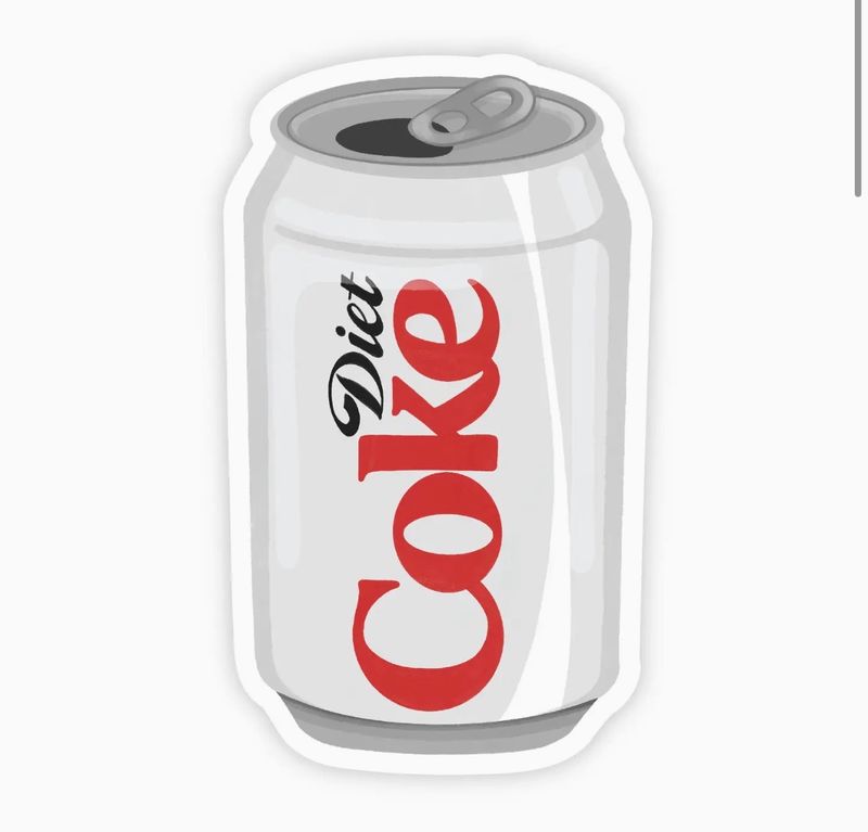 Diet Coke Can Sticker